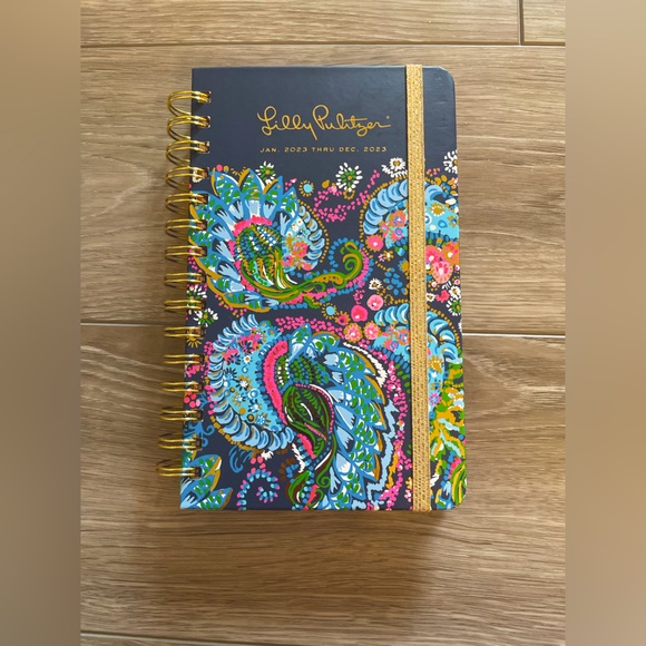 Lilly Pulitzer Planner Schedule Organize Notebook Notepad Weekly Monthly Planner - Picture 1 of 6